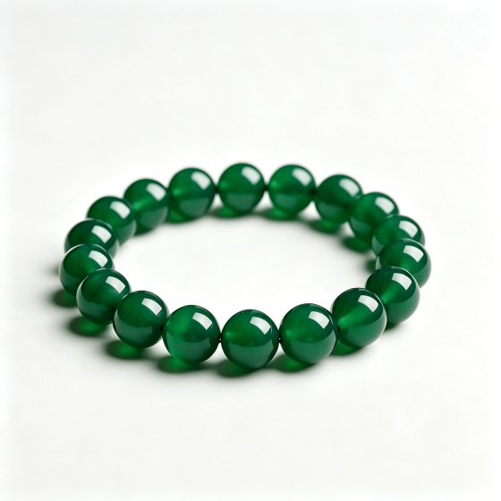 Green Agate Bracelet | Natural Handmade Gemstone Jewelry | Koreli